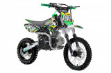 Motocicleta cross copii Barton DB125-3L, 125cc, 4T, roti 14/12&amp;quot;, culoare ve Cod Produs: MX_NEW MXDB12-3-125-VN