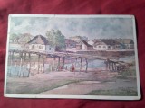 Ilustrata Austro-Ungaria ww1 - Regiunea Volinia - Editat Armata 4 pt vaduve si orfani -necirculat