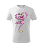 Tricou Personalizat Alb Huggy Wuggy pentru Copii 5