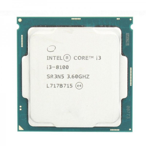 Procesor calculator Intel 4 Core/4threads i3-8100 3.6Ghz LGA1151- echivalent i5-7500