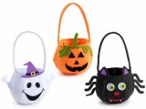 Set 3 cosuri Halloween textil multicolor III &Oslash; 12 cm x 11 H