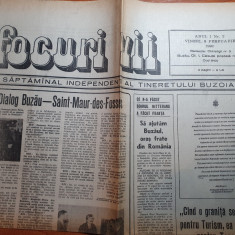 ziarul focuri vii anul 1, nr, 2 - 9 februarie 1990-ziar al tineretului buzoian