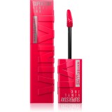 MAYBELLINE NEW YORK SuperStay Vinyl Ink Ruj de buze lichid, de lunga durata 45 CAPRICIOUS 4.2 ml