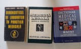 Lot trei cărți de medicină.