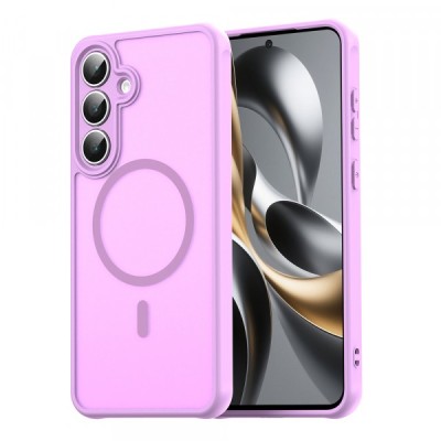 Husa MagSafe pentru Apple iPhone 17 Pro Max, Techsuit, HaloFrost II, Roz foto