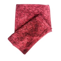 Set de 2 covorase pentru baie, bumbac 100%, Hamper Red
