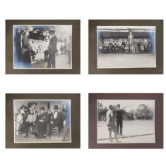 A.S.R. principele Carol la tirul de porumbei de la Gherla organizat de Iuliu Hossu, album fotografic, 1923