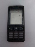 Carcasa Completa Sony Ericsson G700 Neagra - Fata, Spate, Mijloc, Taste