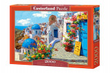 Puzzle 2000 piese Spring in Santorini, castorland