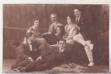 Bnk foto Portret de grup- Foto Lux Bucuresti 1925, Romania 1900 - 1950, Sepia, Portrete