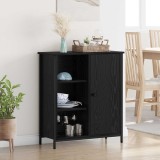 vidaXL Bufet Stejar Negru 70 x 30 x 80 cm Lemn compozit 882811