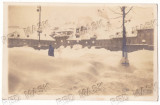 1438 - SIBIU, Market in winter, Romania - old postcard - used - 1923