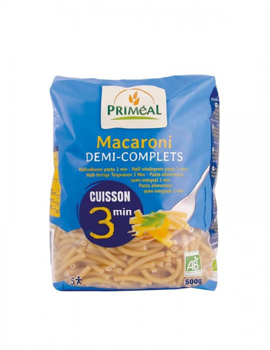 Macaroane Semi-Integrale Bio 500gr Primeal