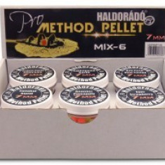 Haldorado - Pelete flotant Pro Method Pellet 7mm - MIX-6 6 arome intr-o cutie