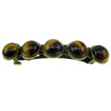 Clama de par vintage cu ochi de tigru