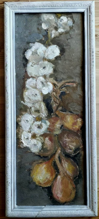 Tablou - funii de ceapă şi usturoi, pictură atribuită G. Metaxa
