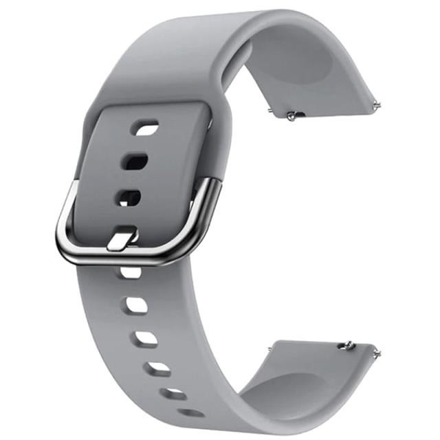 Curea din silicon compatibila cu Huawei Watch GT 2 Pro, Telescoape QR, 22mm, Shark Gray