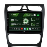 Cumpara ieftin Navigatie Mercedes Benz C-Class W203 CLK W209 (2000-2005), Android 13, Z-Octacore 8GB RAM + 256GB ROM, 9 INCH - AD-BGZ9008+AD-BGRKIT416, AD-BGZ