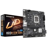 Placa de baza Gigabyte H610M D3W, Socket 1700, DDR4, Micro-ATX