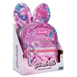 Ghiozdan cu paiete reversibile, Nice, Girabrilla Bunny, Mov
