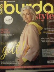 Revista Burda Style nr. 4/2019 cu tipare in lb. germana si insert in lb. romana foto