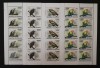 REP.BURUNDI - PAPAGALI-4 M/SH.10 SERII COMPLECTE DANTELATE-MNH** - RBU 118C, Africa, Fauna