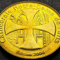 Jeton Turistic Catedrala Notre Dame - Paris *cod 2434 (moneda turistica)