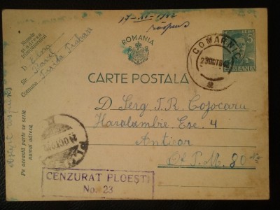 1942-C.P.circ.-CENZURAT-Ploiesti 23 foto
