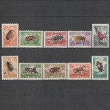 Rovarok (Insecte) LP 1414-1423 1954, Nestampilat