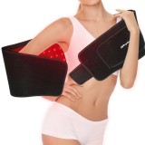 Centura Terapie cu Lumina Rosie si Infrarosu, Tratament pentru Dureri Musculare, Inflamatii si Recuperare Rapida, Portabila, cu 4 Trepte de Reglare