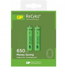 Duo GP R03/AAA GP ReCyko+ 650 Series 650mAh Reincarcabil-Conținutul pachetului 1x Blister