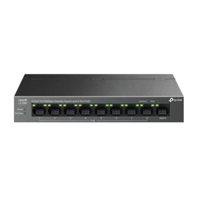 &amp;quot;9-Port 10/100 Mbps Desktop Switch with 8-Port PoE+ PORT: 8&amp;times; foto