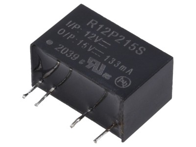 Convertor DC/DC 2W 15V 133mA foto