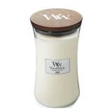 WoodWick Lumanare Parfumata Linen 609.5g - Atmosfera Calda si Aromatizata pentru Locuinta