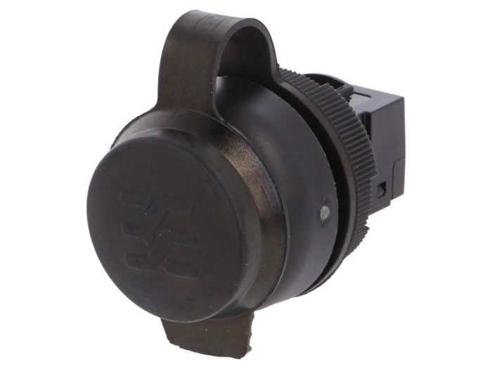 Soclu USB FrontCom IP65 Negru 22mm
