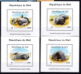 DB1 Fauna Africana Mali 1998 WWF porc Spinos 4 v. MNH