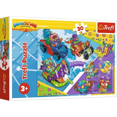 PUZZLE TREFL 30 ECHIPA SUPER THINGS foto