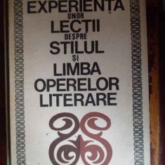 Din Experienta Unor Lectii Despre Stilul Si Limba Operelor Li - Florian Creteanu ,300161