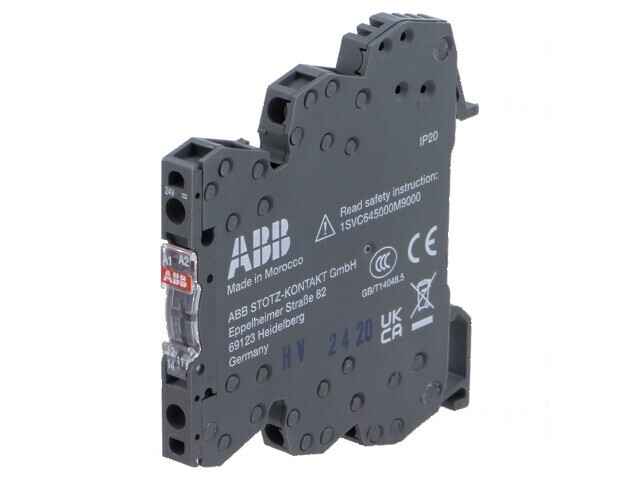 Releu SPDT 24VDC 6A - Interfață Ubobină