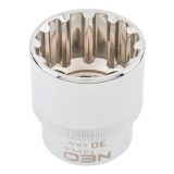 Tubulara profesionala 1/2 30 mm din otel CrV, NEO Tools