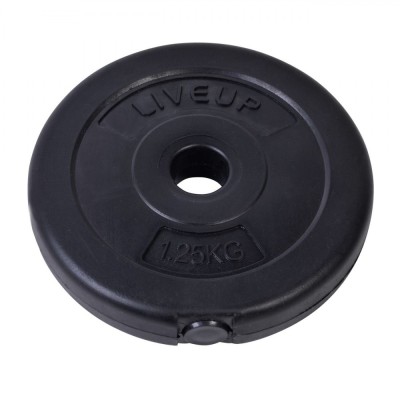 Greutate Haltere LiveUp, 1.25kg, Diametru 17cm, Plastic foto