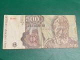 Bancnota 500 lei aprilie 1991 uzată