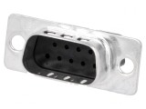 Conector D-Sub 9 Pin Tată pe Cablu 16,9mm, TE Connectivity
