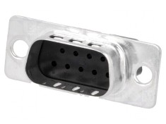 Conector D-Sub 9 Pin Tată pe Cablu 16,9mm