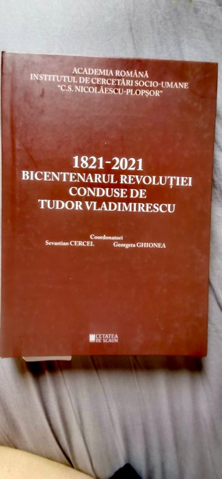 1821-2021 - Bicentenarul revoluției conduse de Tudor Vladimirescu