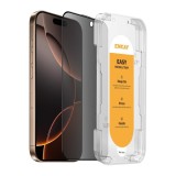 Folie de protectie Ecran Privacy Enkay pentru Apple iPhone 16 Pro, Sticla Securizata, Full Glue