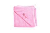 Prosop de baie bumbac 100% roz, personalizat Baby