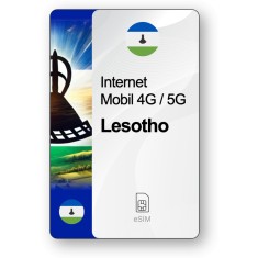 eSIM Internet Lesotho, valabil 7 zile, trafic 1 GB, Standard