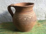 Arta si Traditie - Veche oala / vas model deosebit din zona argesului / Muntenia a doua jumatate a sec XX !
