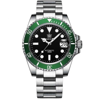 Ceas automatic de scufundari STEELDIVE SD1953, 41 mm, mecanism NH35, cristal safir, 30 ATM, otel inoxidabil 316L, gift box foto